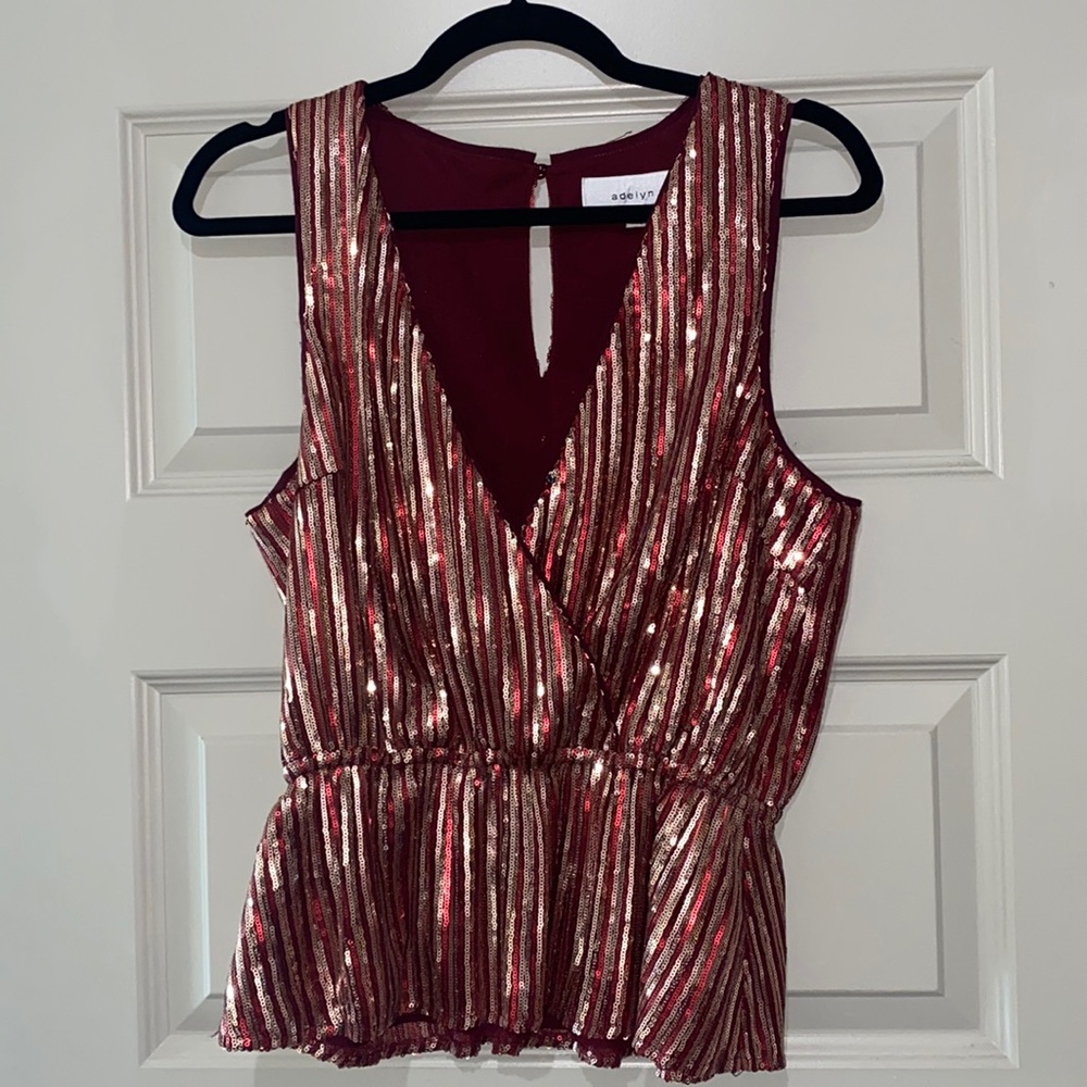 Medium sequin tank top